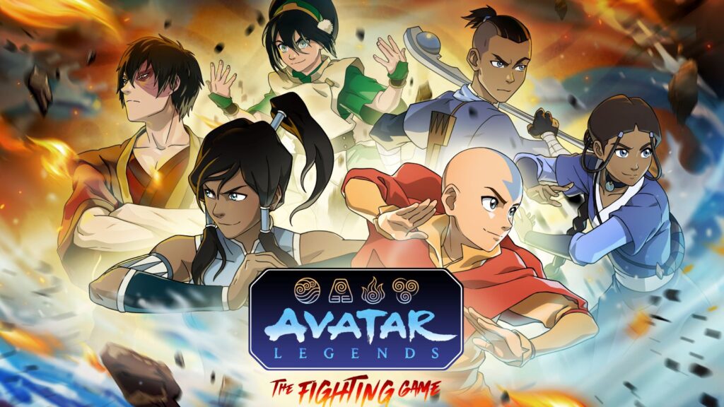 Avatar Legends The Fighting Game key art