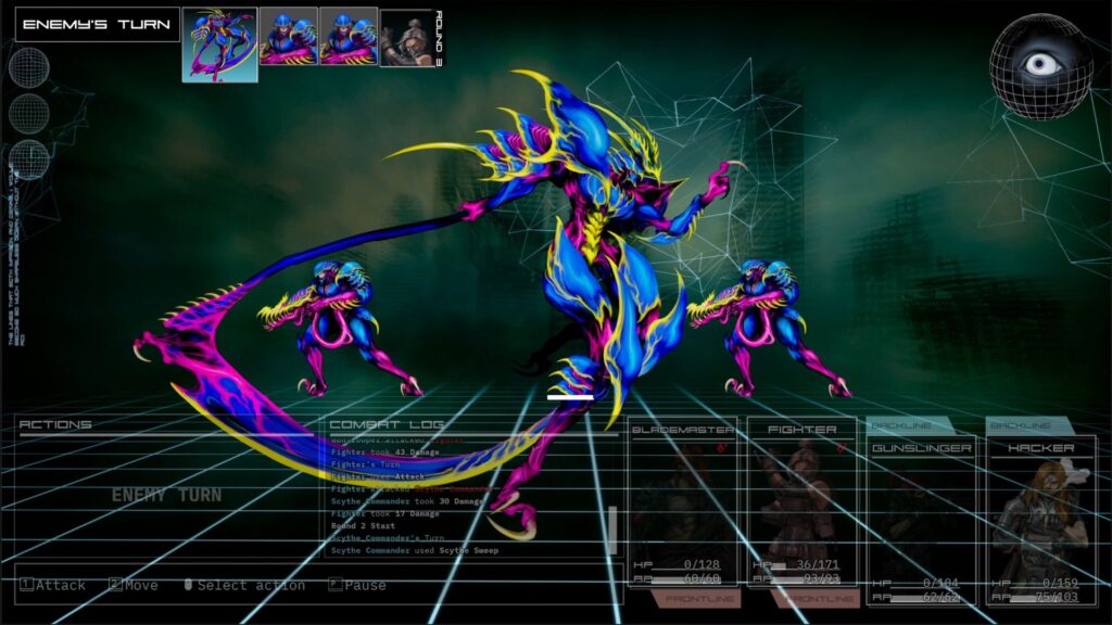 A screenshot from Descent of Lunaris