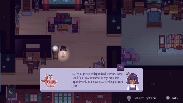 A screenshot from the game Fishbowl.