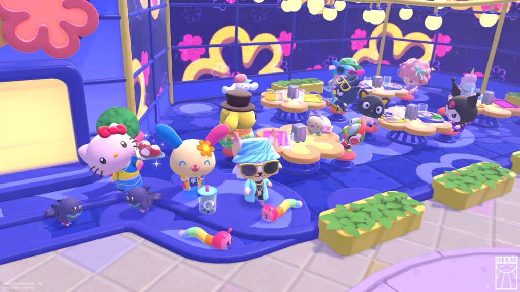 A screenshot from Hello Kitty Island Adventure City Town