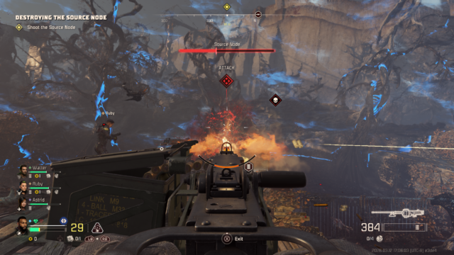 A screenshot from John Carpenter's Toxic Commando