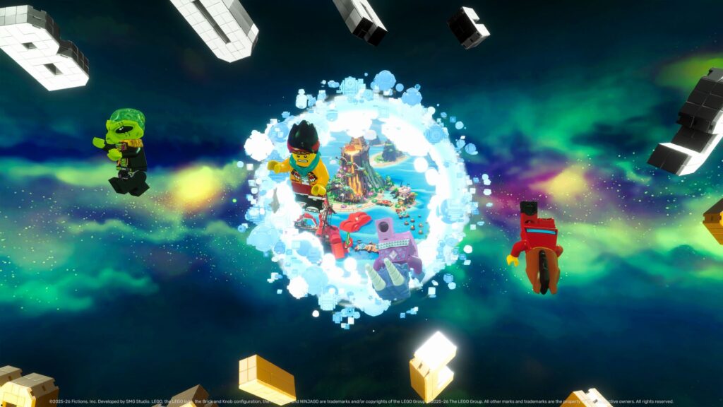 A screenshot from LEGO Party Bonus Brick