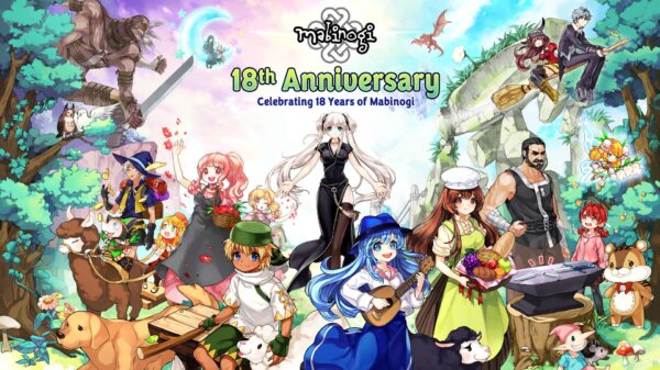 Mabinogi 18th anniversary key art