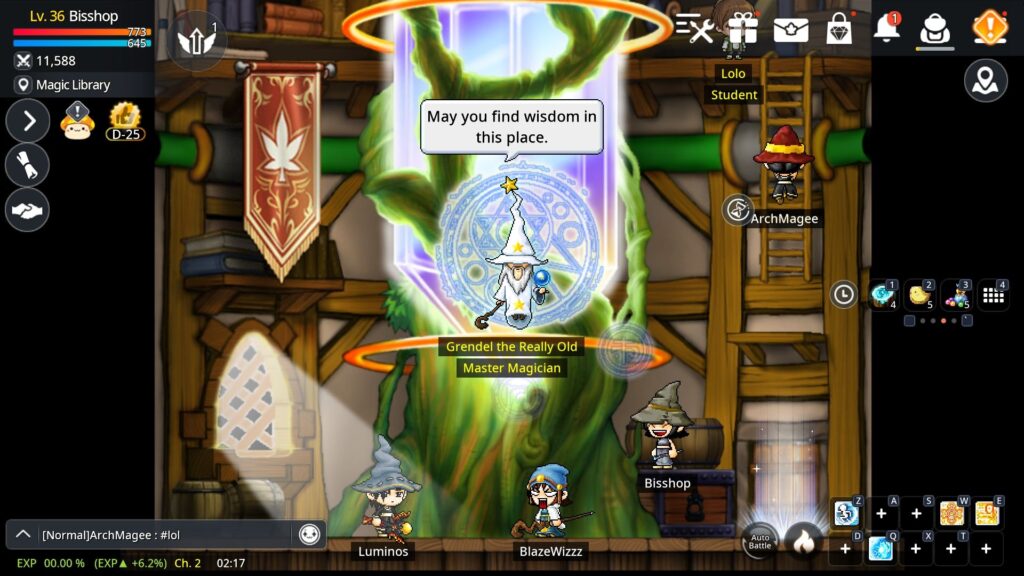 A screenshot from MapleStory M