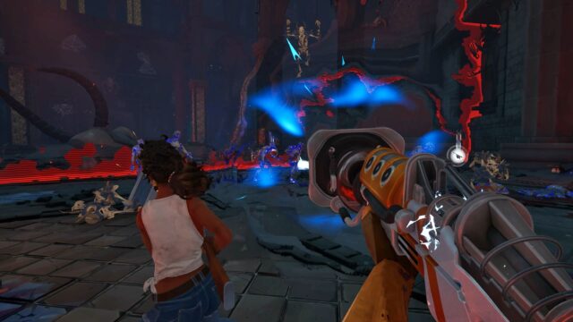 A screenshot from Serious Sam: Shatterverse