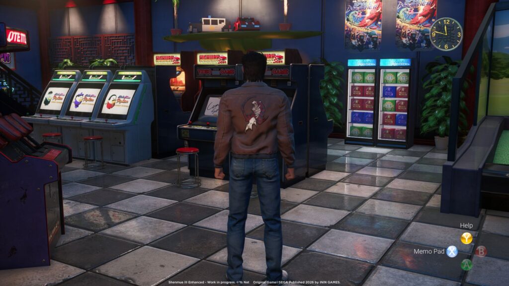 Shenmue III Enhanced Niawou Promenade Arcade