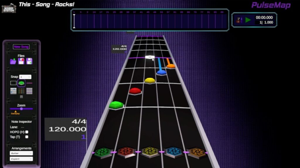 Sound System Note Editor