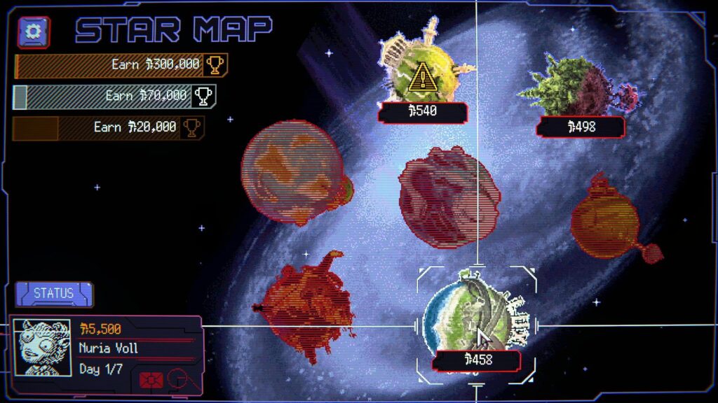 Space Warlord Baby Trading Simulator game screenshot