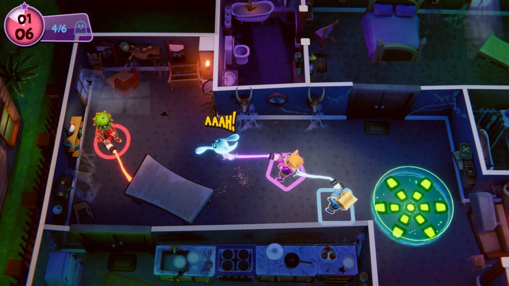 A screenshot from Spook-a-Boo