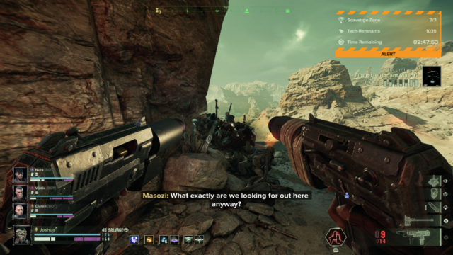 A screenshot from Warhammer 40000 Darktide Beyond the Hive