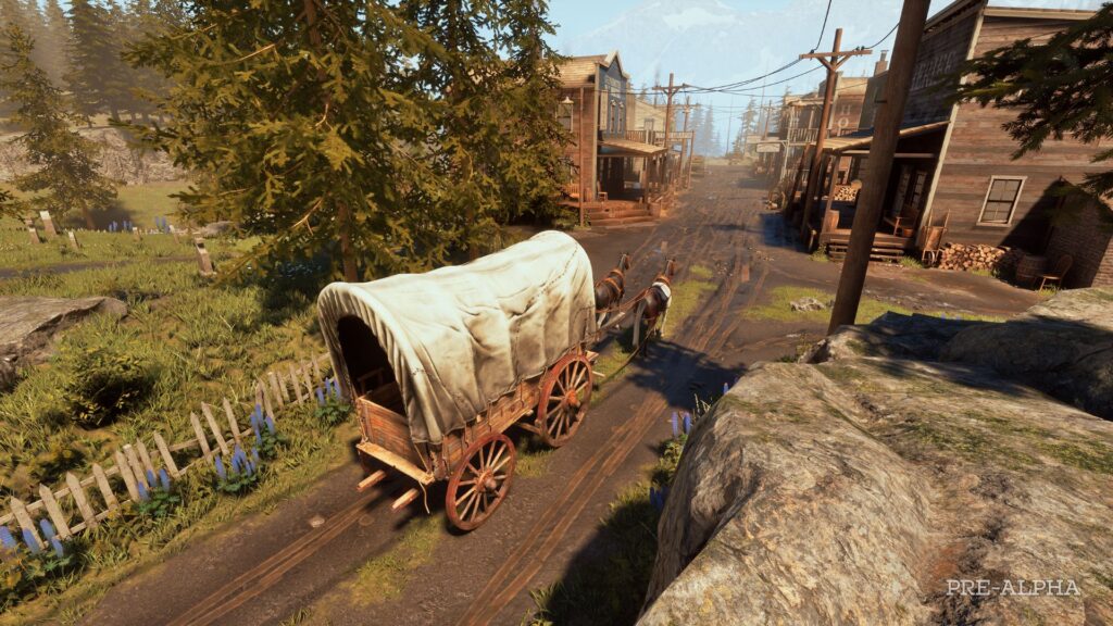 A screenshot from the game Westlanders.