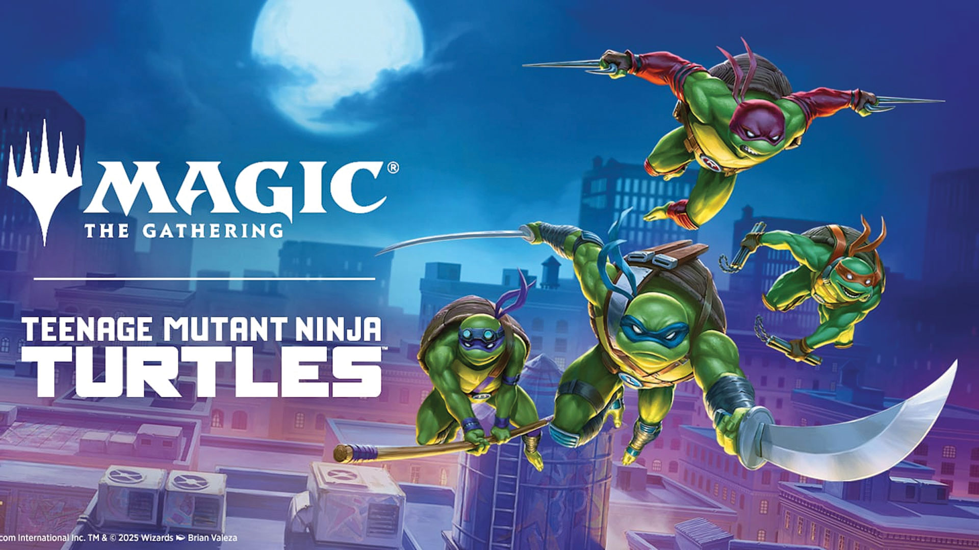 teenage mutant ninja turtles magic the gathering banner