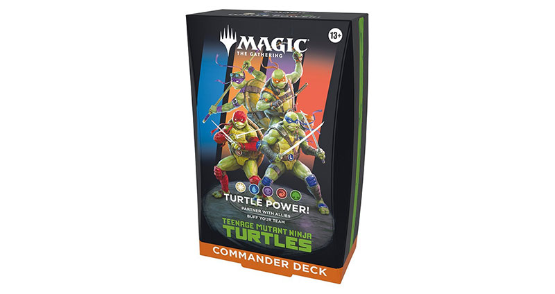 teenage mutant ninja turtles magic the gathering commander deck