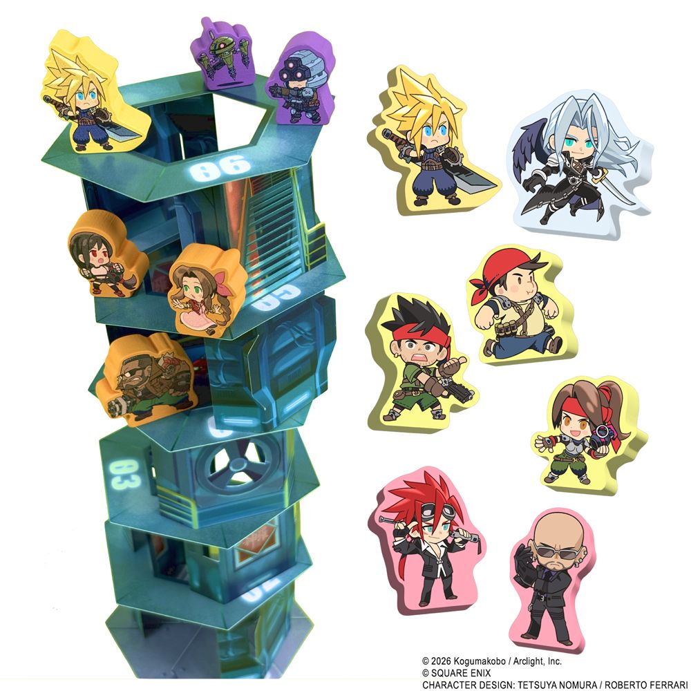 Ascend the Shinra Tower - Final Fantasy VII Board Game header