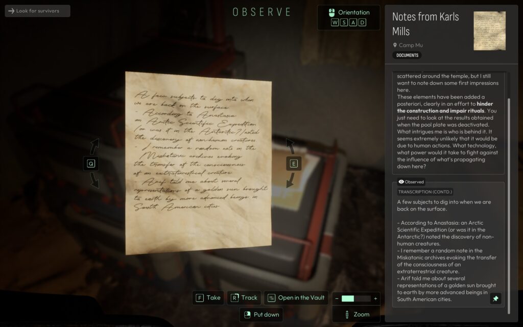 Cthulhu The Cosmic Abyss game screenshot