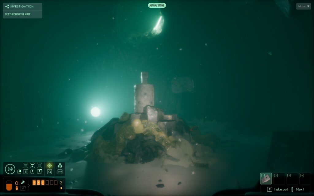 A game screenshot from Cthulhu The Cosmic Abyss