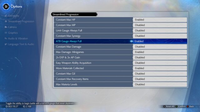 Final Fantasy VII Rebirth Streamlined Progression