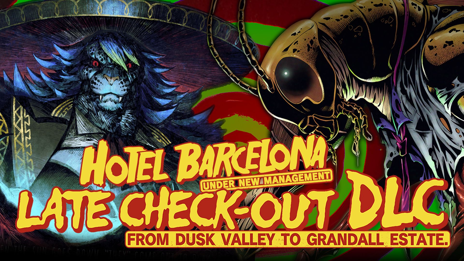 Hotel Barcelona Late Checkout DLC key art