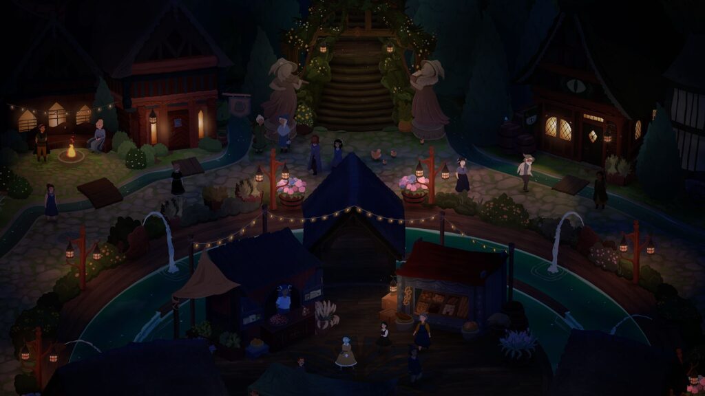 A screenshot from Songs of Glimmerwick