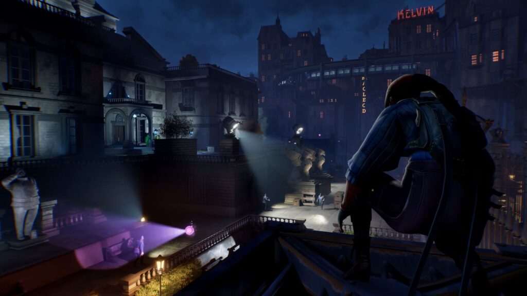 A screenshot from Thick as Thieves