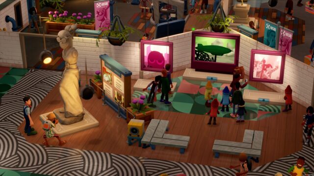 A screenshot from Two Point Museum Arty Facts