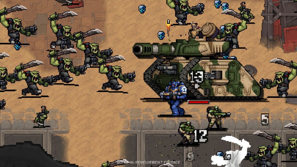A screenshot from Warhammer Survivors