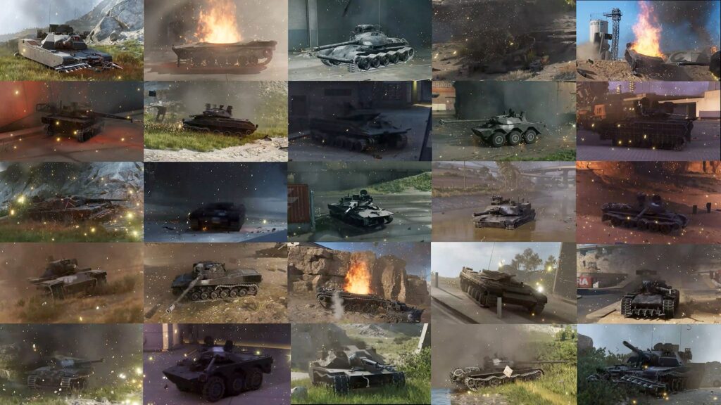A screenshot from World of Tanks Heat