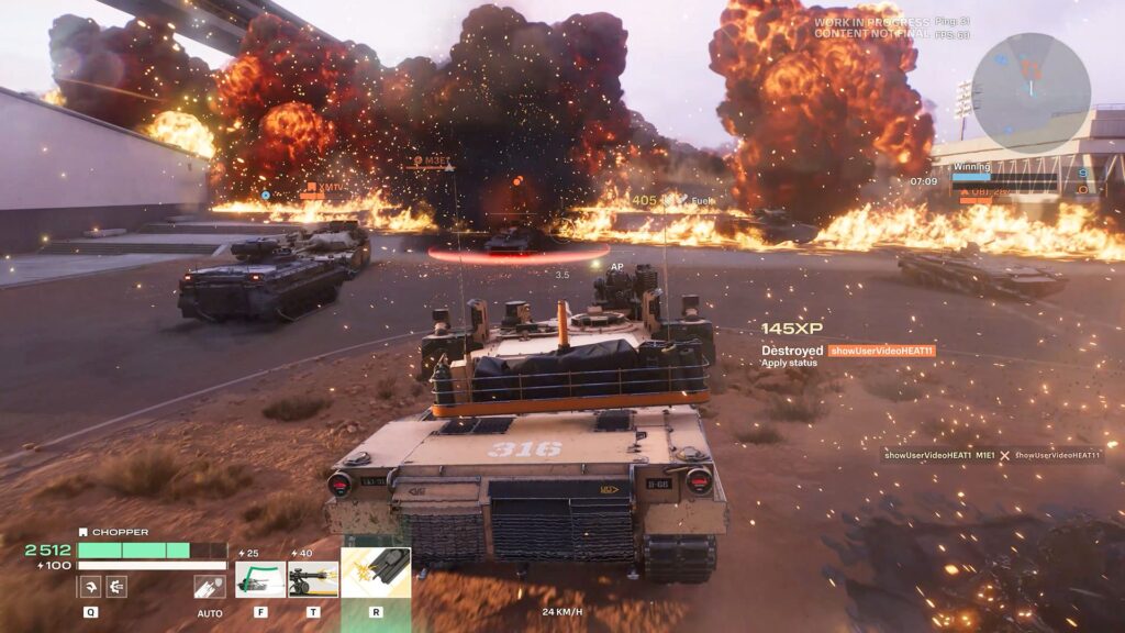 A game screenshot from World of Tanks Heat
