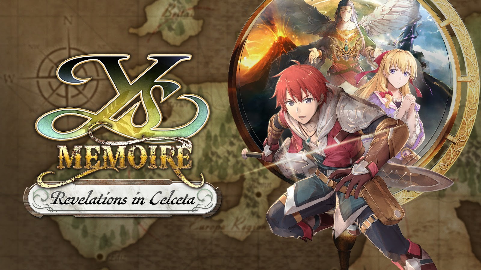 Key art for the game Ys Memoire - Revelations in Celceta.