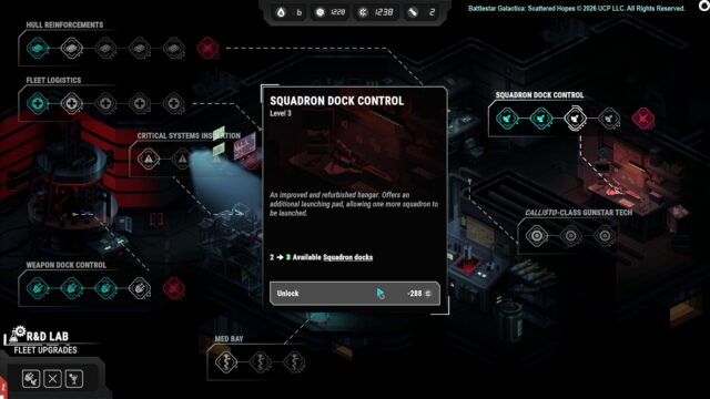 A game screenshot from Battlestar Galactica Shattered Hopes