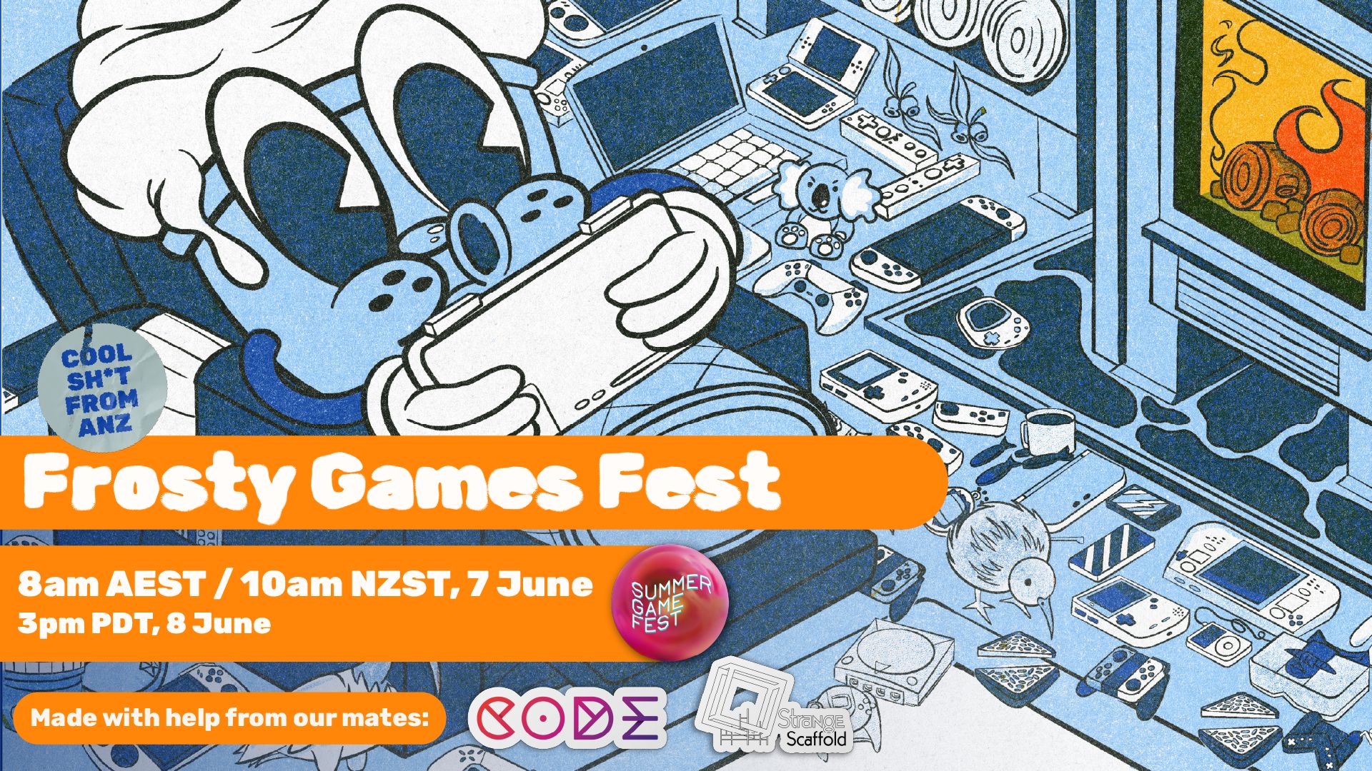 Frosty Games Fest 2026 key art