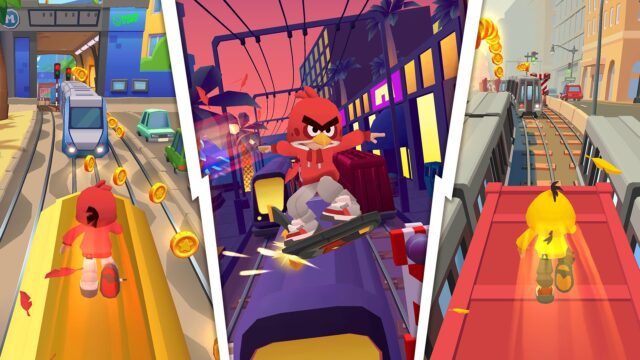 Subway Surfers Angry Birds 2 gameplay