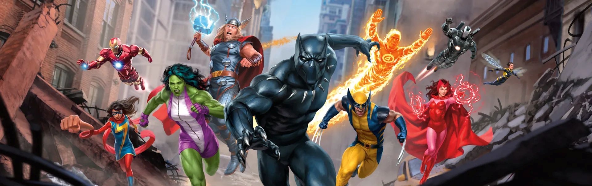 Magic the Gathering Marvel Super Heroes header