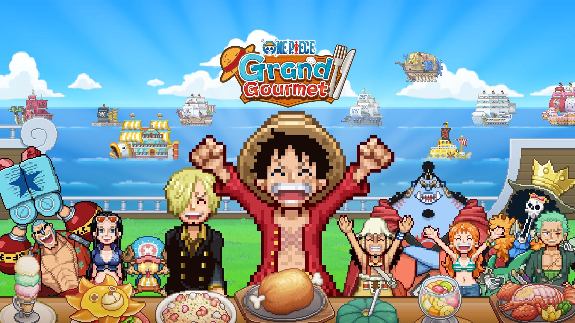 One Piece Grand Gourmet key art