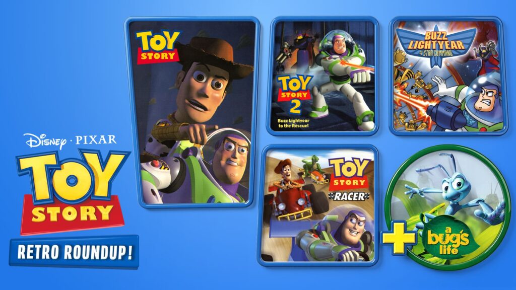 Toy Story Retro Roundup key art