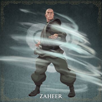 Avatar Legends Zaheer character art