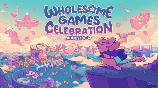 Wholesome Games Celebration key art