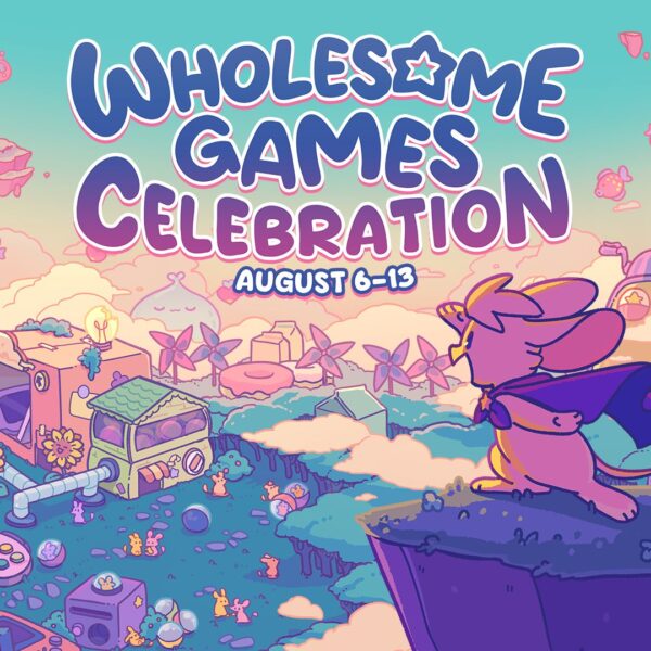 Wholesome Games Celebration key art