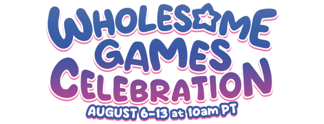 Wholesome Games Celebration logo