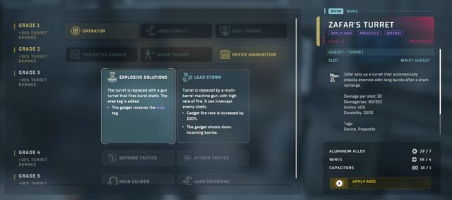 The Expanse Osiris Reborn Skill Tree