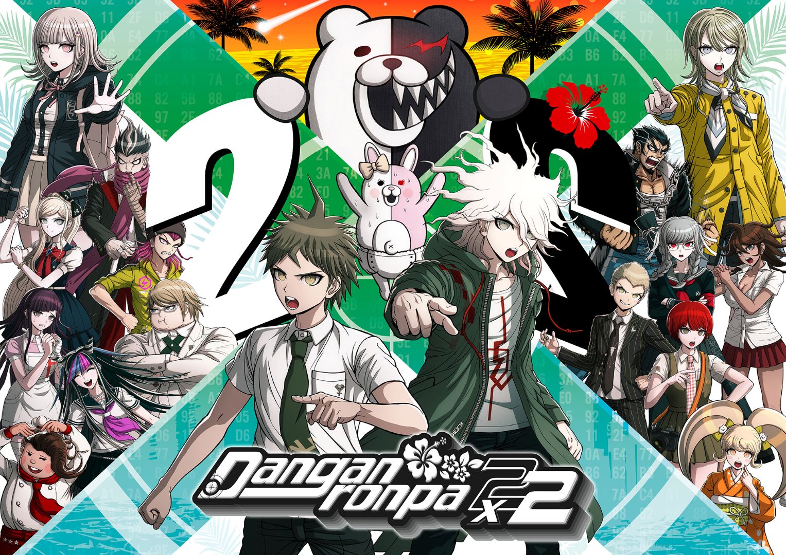 Danganronpa 2x2 key visual