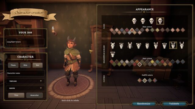 Dungeons and Dragons Long Rest Tavern screenshot