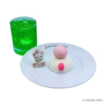 Square Enix Cafe Los Angeles - Creamy Moogle Maju with Mako Infused Tea