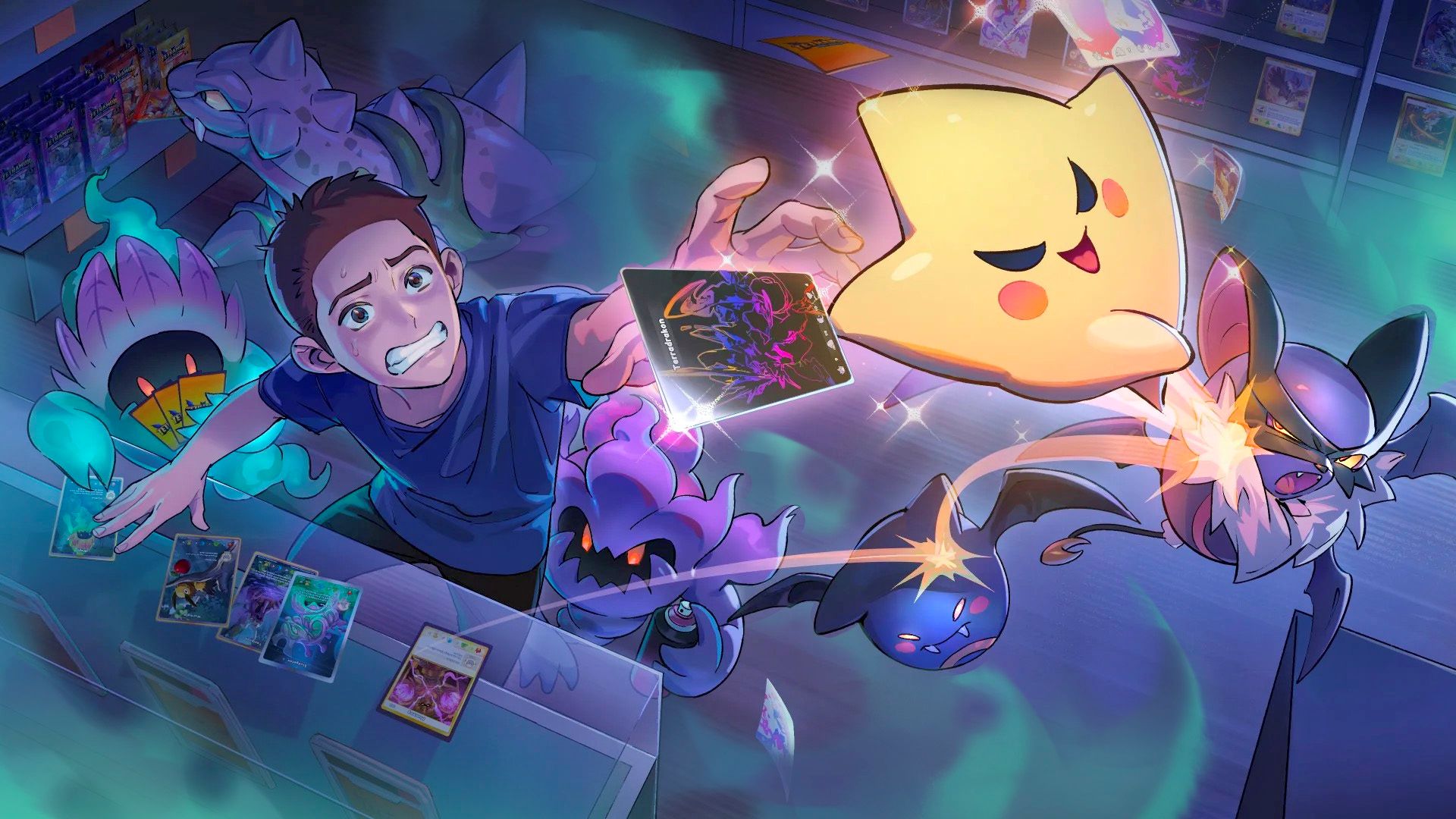 TCG: Card Shop Simulator Halloween Update key art