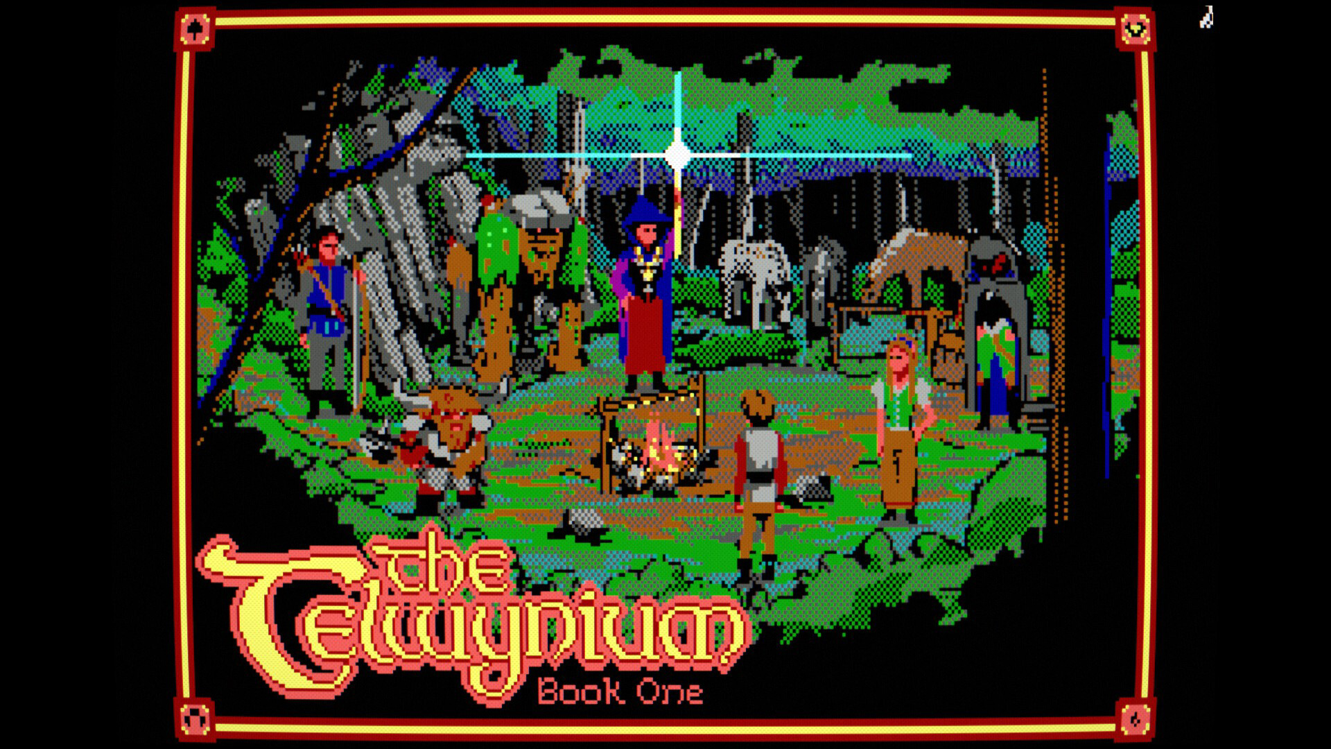 The Telwynium demo title screen